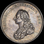 Медаль "В память о заключении Тешенского мира в 1779 г " (Пруссия)