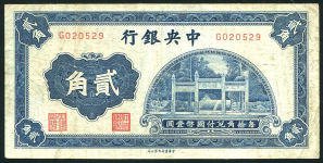 20 центов 1931 (Китай)