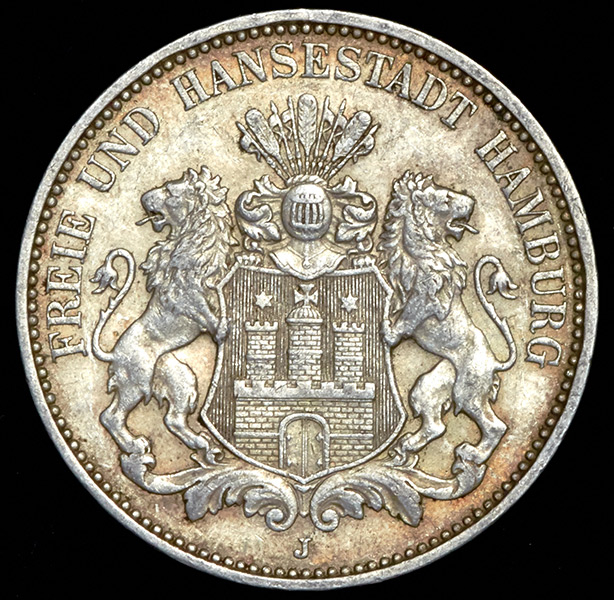 3 марки 1910 (Гамбург)
