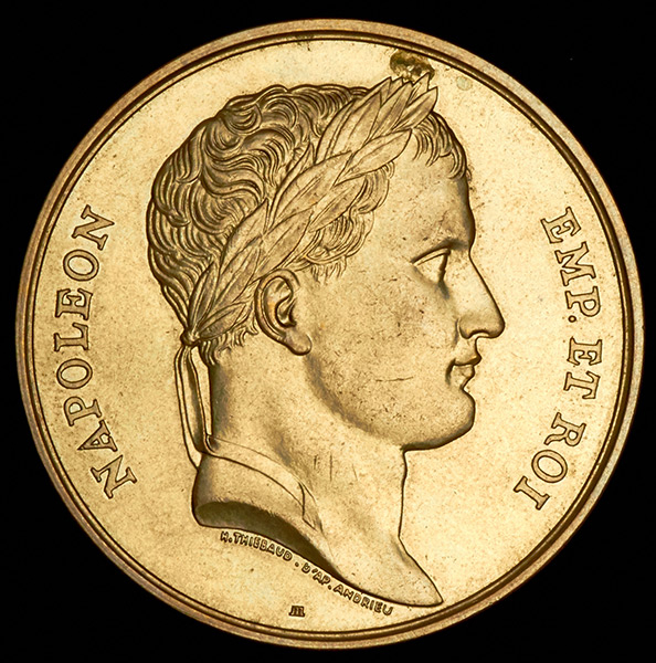 Медаль "Помазание Наполеона I и коронация Жозефины" (Франция)