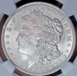 1 доллар 1921 (США) (в слабе)
