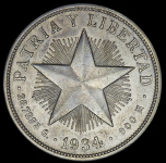 1 песо 1934 (Куба)