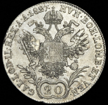 20 крейцеров 1827 (Австрия)