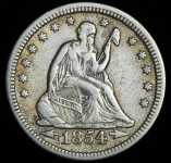 25 центов 1854 (США)