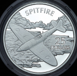 25 долларов 2003 "Самолеты: Spitfire" (Соломоновы острова)