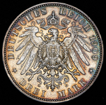 3 марки 1909 (Саксония)