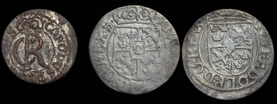 Набор из 3-х монет (Рига  шведская окупация)
