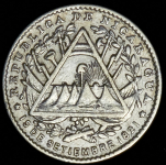 5 центаво 1887  (Никарагуа)