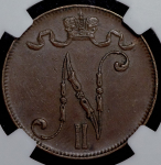 5 пенни 1910 (Финляндия) (в слабе)