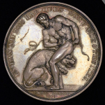 Медаль "Наполеон: Постройка 2000 кораблей" 1804 (Франция)