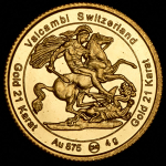 Монетовидный жетон "Компания Valcambi" (Швейцария)