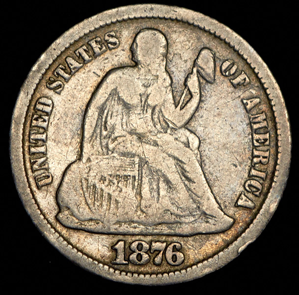 1 дайм 1876 (США)