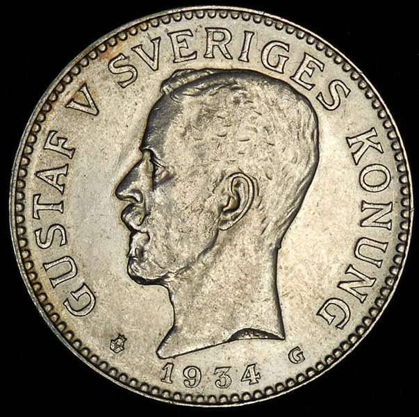 2 кроны 1934 (Швеция)
