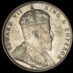 1 доллар 1908 (Стрейтс Сетлментс)