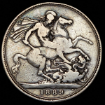 1 крона 1889 (Великобритания)