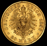 20 марок 1888 (Пруссия)