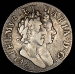 3 пенса 1689 (Великобритания)