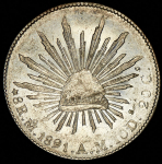 8 реалов 1891 (Мексика)