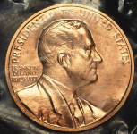 Медаль "В память президента США Франклина Реузвельта" (США) (в запайке)