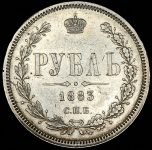 Рубль 1883