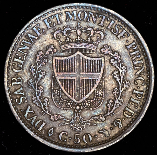 50 чентезимо 1826 (Сардиния)