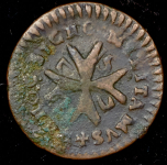 1 гран 1757 (Мальтийский орден)