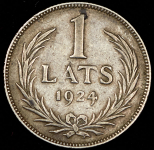 1 лат 1924 (Латвия)