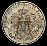 3 марки 1909 (Гамбург)