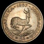 5 шиллингов 1957 (ЮАР)