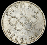 500 марок 1952 "XV летние Олимпийские игры  Хельсинки 1952" (Финляндия)