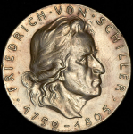 Медаль "Шиллер" 1934 (Германия)