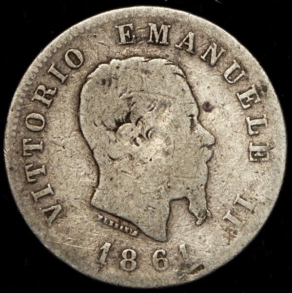 15 лир. Коллекция монет короля Виктора Эммануила.