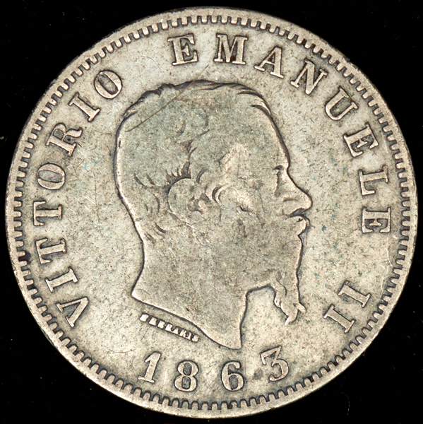 1 лира 1863 (Италия)