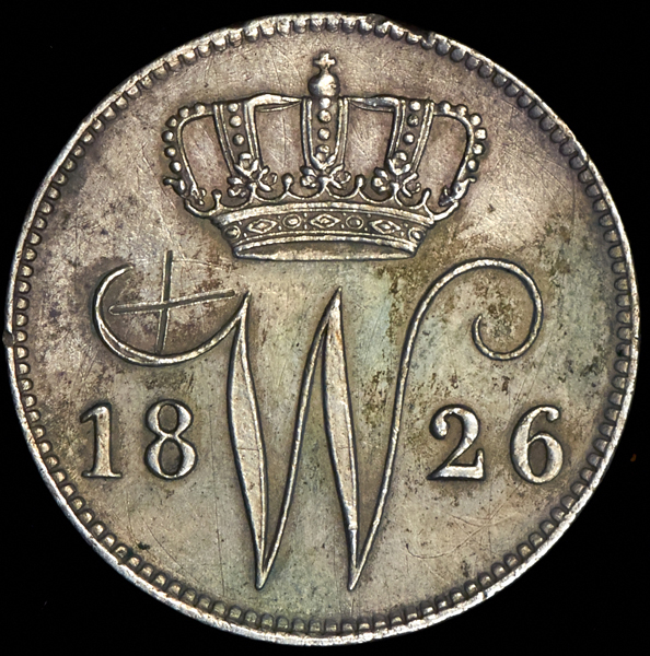 25 центов 1826 (Нидерланды)
