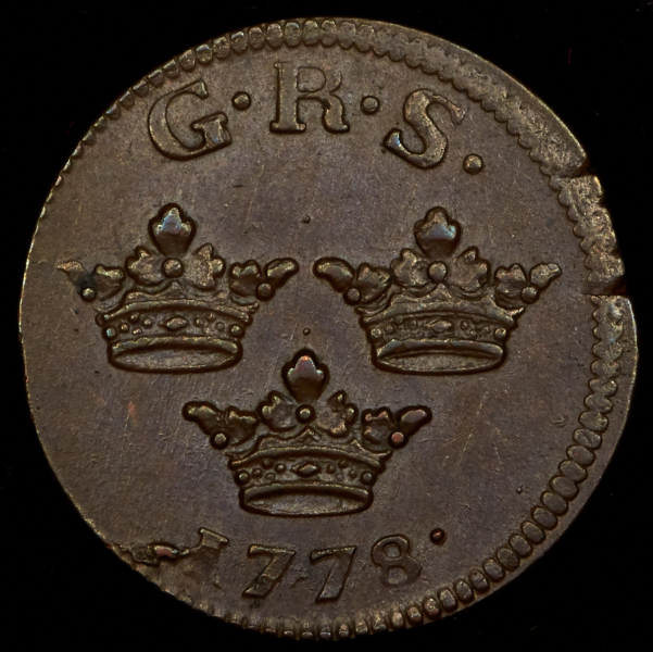 1 эре 1778 (Швеция)