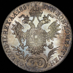 20 крейцеров 1827 (Австрия)