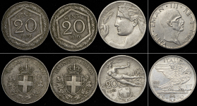 Набор из 7-ми монет (Италия)