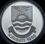 5 доллларов 1996 "Первооткрыватель Кирибати" (Кирибати)