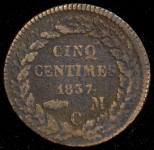 5 сантимов 1837 (Монако)