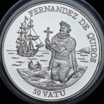 50 вату 1992 "Педро Фернандес де Кирос" (Вануату)