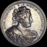 Медаль "Победа над Турками при Азове" 1736