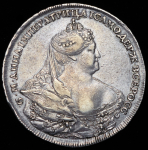 Рубль 1737 (гедлингеровский орел)