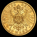 20 марок 1900 (Вюртемберг)