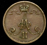1 пенни 1873 (Финляндия)