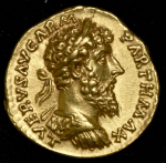 Ауреус  Луций Вер  Рим империя