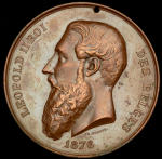 Медаль "Международная выставка гигиены и спасения погибающих" 1876 (Бельгия)