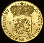 14 гульденов 1751 (Утрехт)