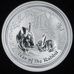 1 доллар 2011 "Год кролика" (Австралия)