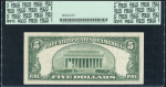 5 долларов 1953 (США) (в слабе)