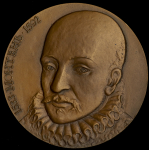 Медаль "450 лет со дня рождения Мишеля Монтеня" 1984